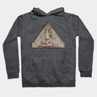 Bismarck Hotel Chicago Window Relief Hoodie